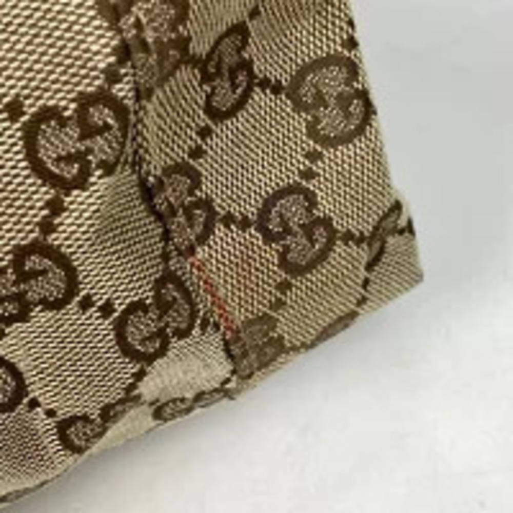 Gucci GG brown handbag canvas Hobo beige